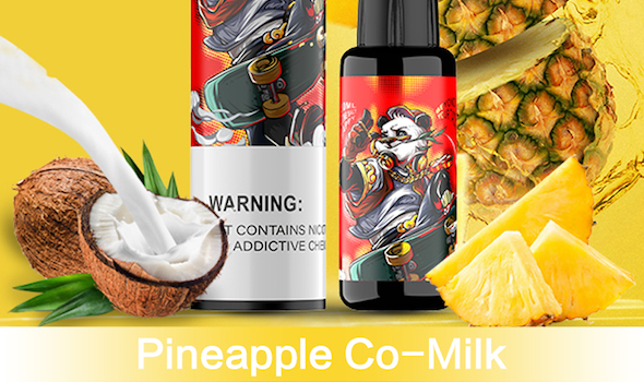 Australia nicotine salt vape juice MIKU Pineapple Co-Milk