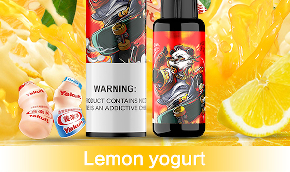 Japanese nicotine salt e-liquid MIKU Lemon yogurt